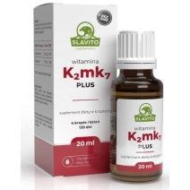Slavito witamina K2mk7 plus 200 mcg 20ml LISTOPADOWA PROMOCJA! cena 111,95zł