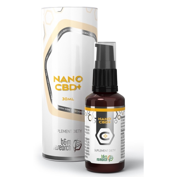 B&M Research Olejek CBD NANOCBD+  liposomalna formuła 30 ml cena 179,00zł