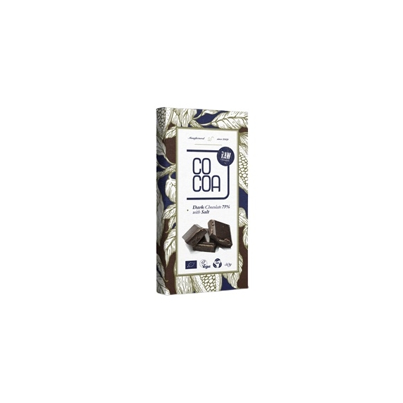 Czekolada ciemna 75% z solą BIO 50g Cocoa cena 13,05zł
