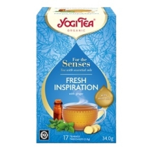 Herbata dla zmysłów inspirująca świeżość z olejkiem mięty 17 saszetek Yogi Tea PROMOCJA