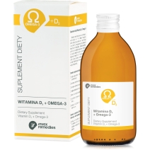 Invex Remedies Witamina D3 + omega-3 300ml