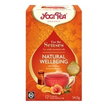 Herbata dla zmysłów naturalny dobrostan natural wellbing 17 saszetek BIO Yogi Tea CZERWCOWA PROMOCJA!