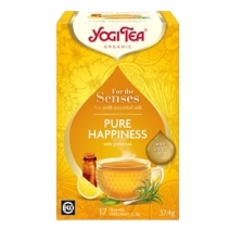 Herbata dla zmysłów czysta radość pure happiness 17 saszetek Yogi Tea 