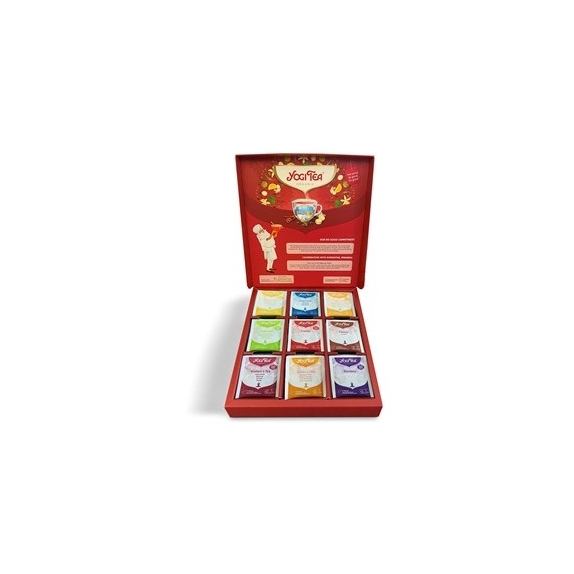 Zestaw herbatek BIO w pudełku (selection box) (9 smaków x 5 torebek) 86g Yogi Tea cena 52,70zł