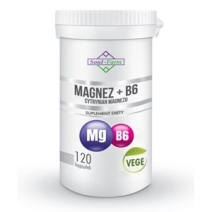 Magnez + Witamina B6 120 kapsułek (97,5mg+1,4mg) Soul Farm