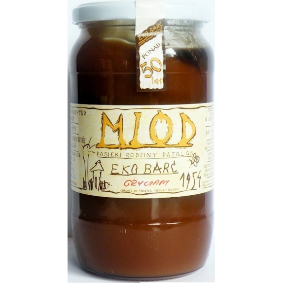 Miód gryczany 1000 g BIO Eko Barć cena 22,40$