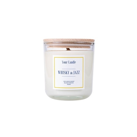 Świeca sojowa Whisky&Jazz 210ml Your Candle cena 56,75zł