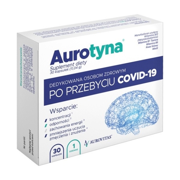 Aurotyna 30 kapułek Aurovitas Pharma cena 34,90zł