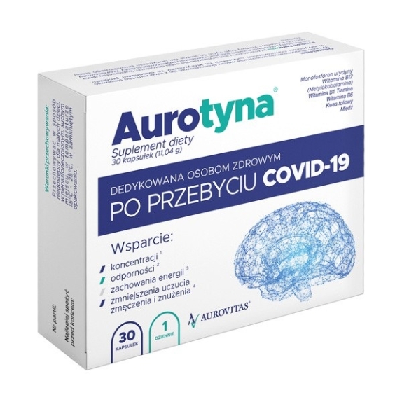 Aurotyna 30 kapułek Aurovitas Pharma cena 34,90zł