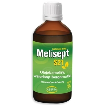 Melisept S21 (olejek z melisy, waleriany i bergamotki) krople 100ml Asepta