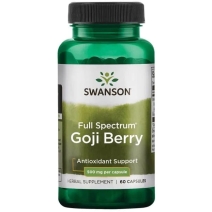 Swanson full spectrum goji 500 mg 60 kapsułek