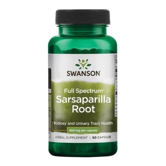 Swanson Sarsaparilla Kolcorośl 450mg 60 kaps. cena €6,77