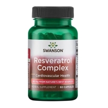 Swanson resweratrol complex 180 mg 60 kapsułek