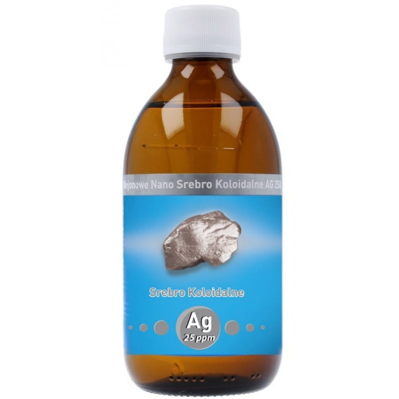 Vitacolloids Srebro koloidalne Ag płyn 25 PPM 300 ml cena 66,77zł