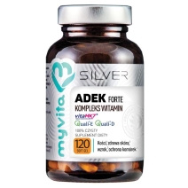 MyVita silver pure 100% witaminy ADEK forte kompleks 120 kapsułek 