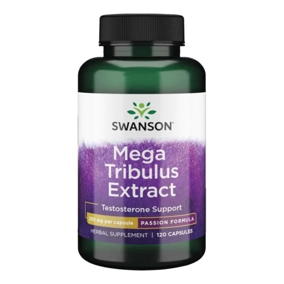 Swanson mega tribulus extrakt 250 mg 120 kapułek cena 31,90zł