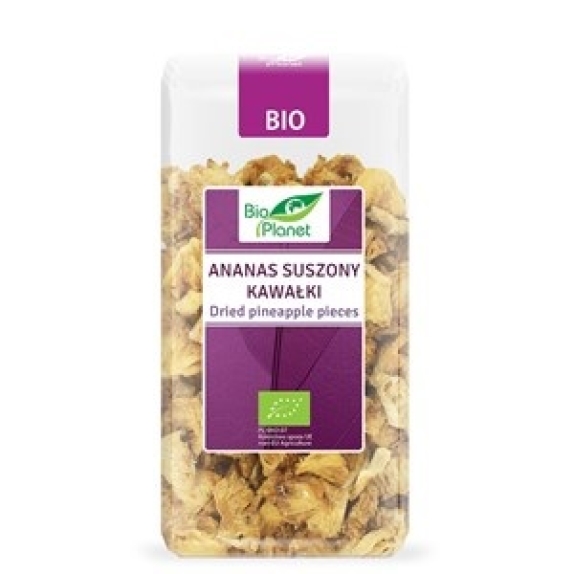 Ananas suszony kawałki BIO 100g Bio Planet cena 2,93$