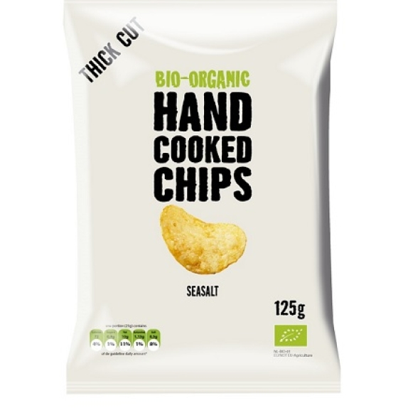 Chipsy ziemniaczane solone cienko krojone 125 g Trafo cena 10,69zł