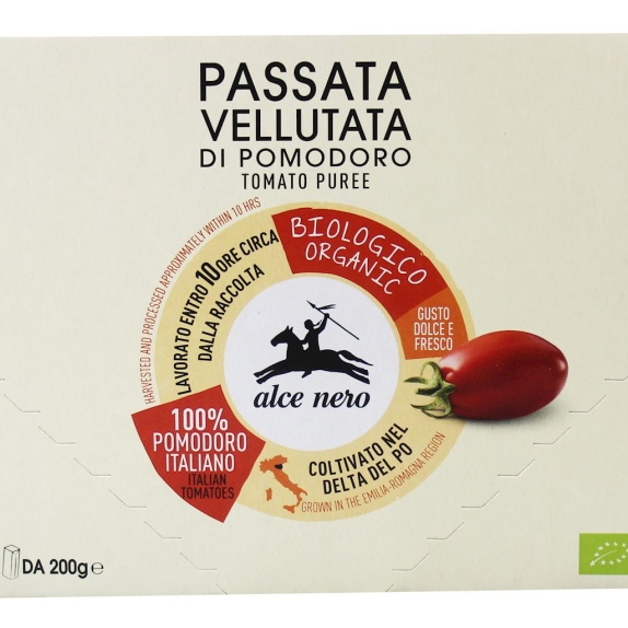 Sos pomidorowy passata 3 x 200 g BIO Alce Nero  cena 13,79zł