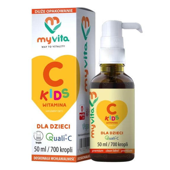 MyVita witamina C kids 50 ml cena €6,69