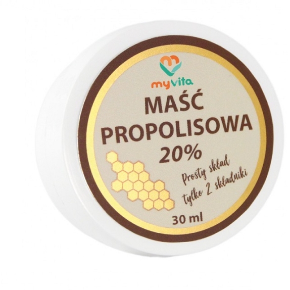 MyVita Maść propolisowa 20%  30 ml PROMOCJA! cena €8,83