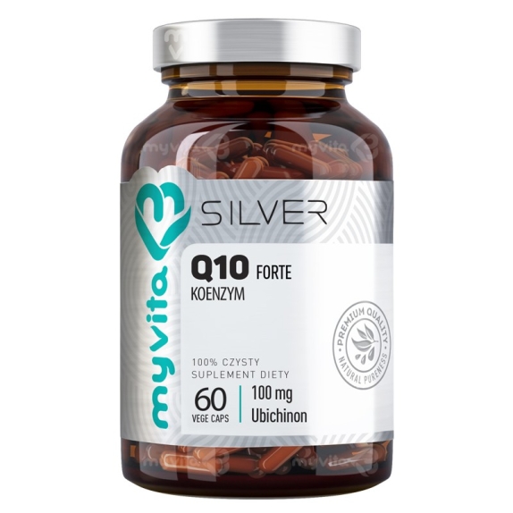 MyVita silver pure 100% koenzym Q10 60 kapsułek cena 19,98$