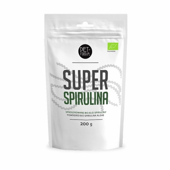 Spirulina 200 g BIO Diet Food cena 35,69zł