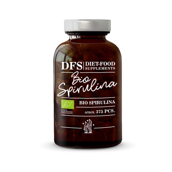 Spirulina 375 tabletek BIO Diet Food cena 34,39zł