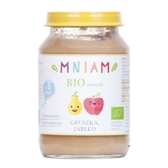 Deser gruszka-jabłko od 5 miesiąca 190 g BIO Mniam cena 4,65zł
