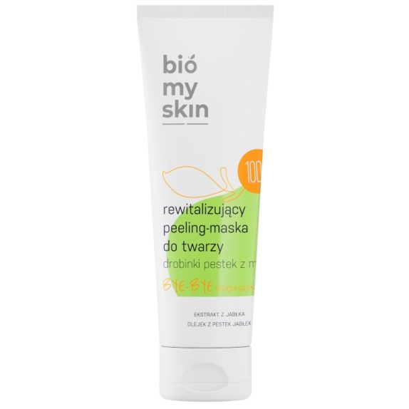 Bio My Skin rewitalizujący peeling-maska do twarzy z drobinkami z pestek moreli 100 ml cena 31,55zł