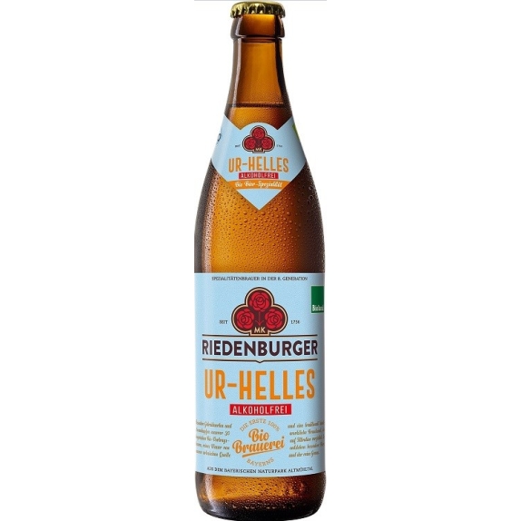 Piwo bezalkoholowe lager 500 ml BIO Riedenburger cena 11,45zł