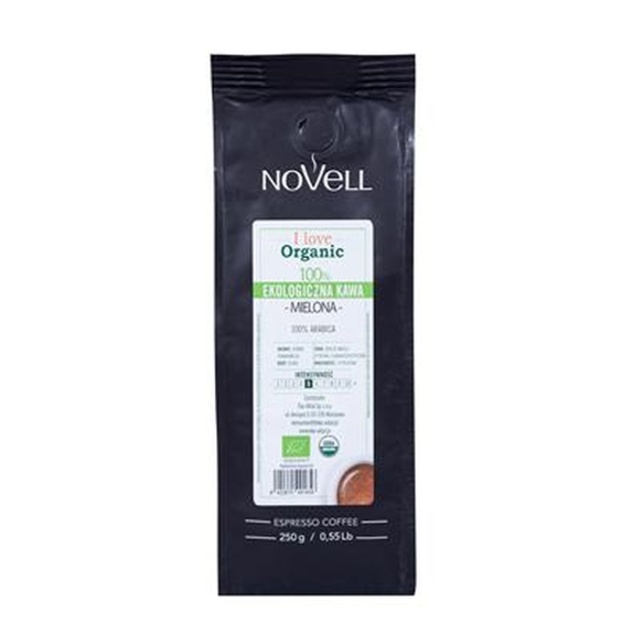 Kawa mielona I love organic 250 g BIO Cafes Novell cena 6,76$