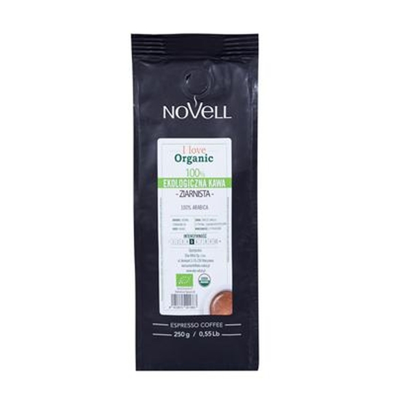 Kawa ziarnista I love organic 250 g BIO Cafes Novell cena 25,05zł