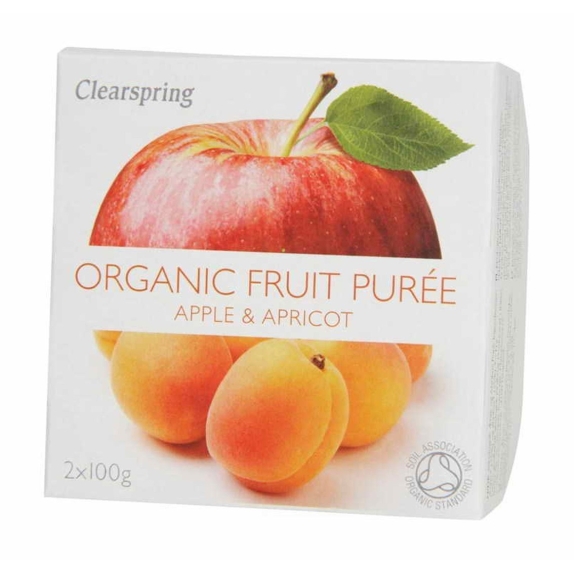 Deser jabłko-morela 200 g BIO Clearspring cena 9,75zł