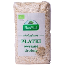 Płatki owsiane drobne 600 g BIO Eko-Wital