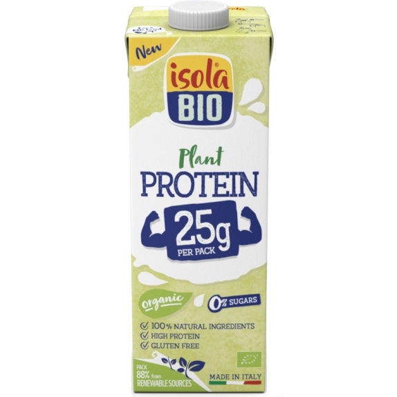 Napój z grochu proteinowy bezglutenowy BIO 1 l Isola cena 11,59zł