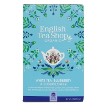 Herbata biała z dzikim bzem i borówką 20 saszetek x 2 g (40 g) BIO English tea