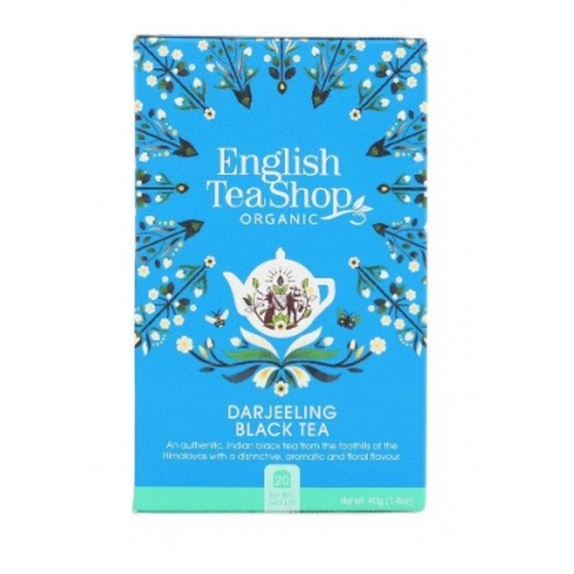 Herbata czarna darjeeling 20 saszetek x 2g (40g) BIO English tea cena 14,99zł