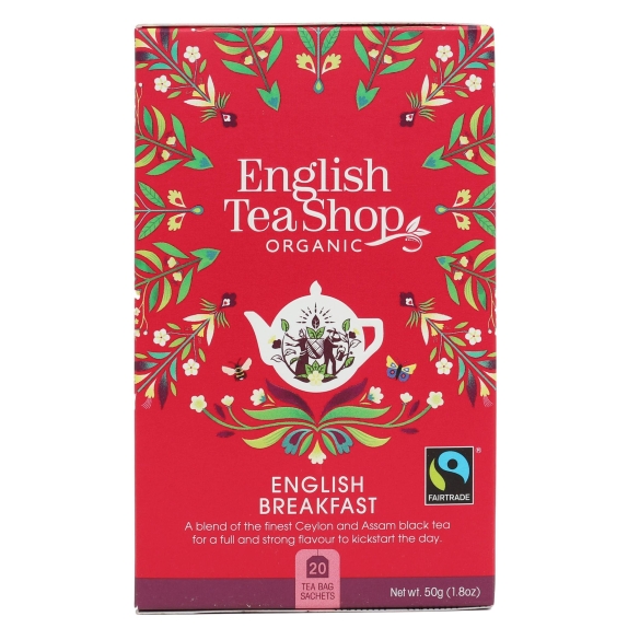 Herbata english breakfast 20 saszetek x 2,5g (50g) BIO English tea cena 15,39zł