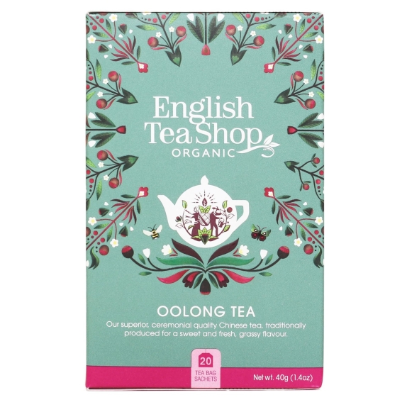 Herbata Oolong 20 saszetek x 2g (40g) BIO English tea cena 15,69zł