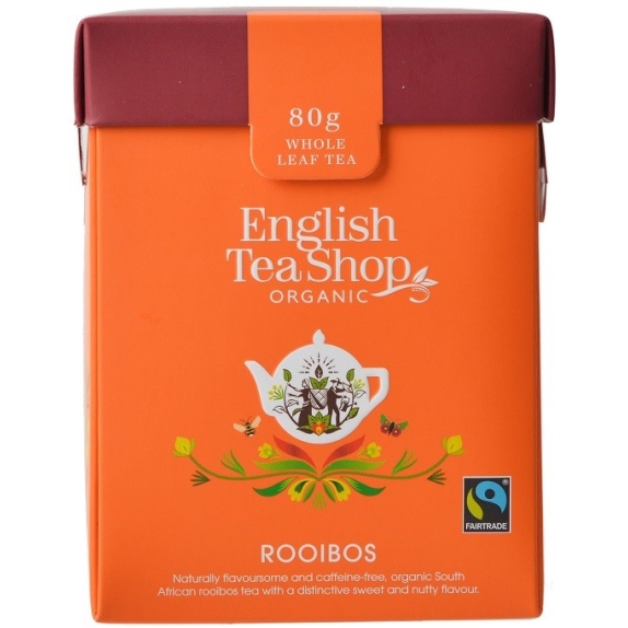 Herbata sypana rooibos 80 g BIO English tea cena 30,49zł