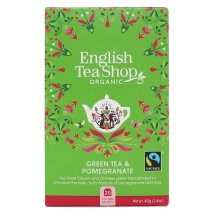 Herbata zielona z granatem 20 saszetek x 2g (40 g) BIO English tea