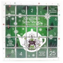 Zestaw herbatek Kalendarz Adwentowy zielony 25 saszetek x 2g (50g) BIO English tea