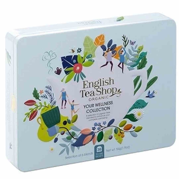 Zestaw herbatek your wellness collection w ozdobnej puszce 36 saszetek BIO English tea cena 49,89zł