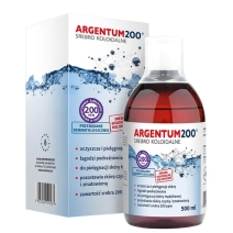 Argentum 200 Srebro Koloidalne 200 PPM 500ml Aura Herbals