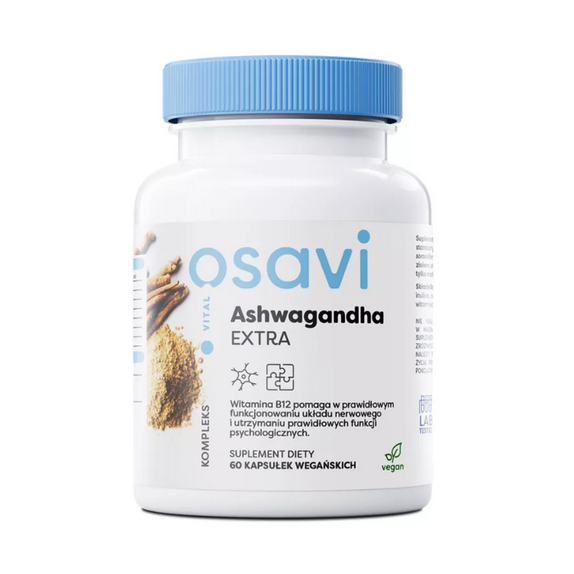 Osavi Ashwagandha Extra 450 mg 60 kapsułek cena 30,00zł