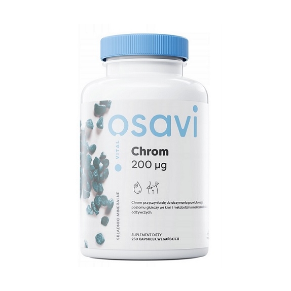 Osavi Chrom 200 mcg 250 kapsułek cena €13,36