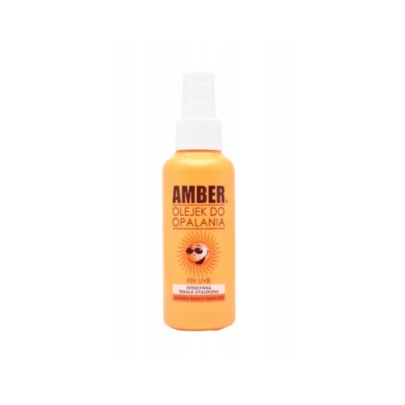 Amber olejek do opalania z filtrem UVB w sprayu120 ml cena 5,37$