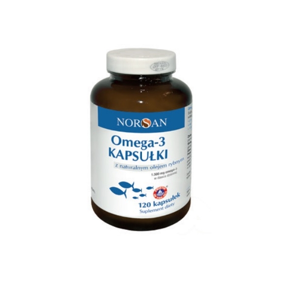 Norsan Omega-3 (1500 mg) 120 kapsułek  cena 129,00zł