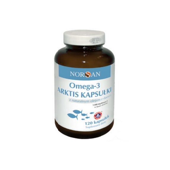 Norsan Omega-3 Arktis (1500 mg) 120 kapsułek cena 59,00zł